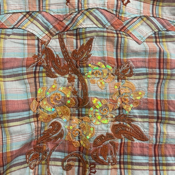 Parasuco Kids Multicolor Plaid Button Down Shirt - Picture 5 of 5